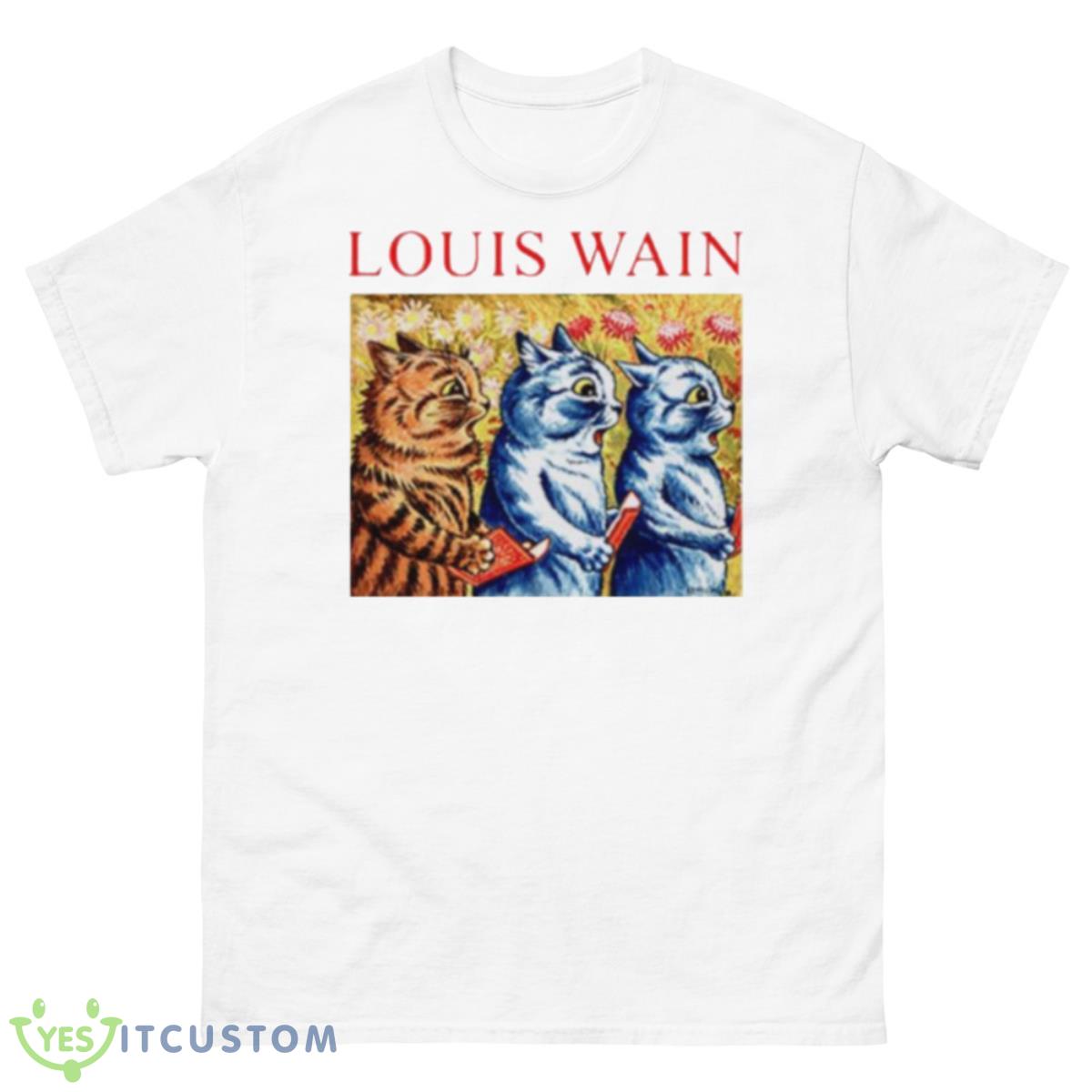 Louis Wain Three Cats Singing Shirt 10 Louis Wain Three Cats Singing Shirt - 500 Men’s Classic Tee Gildan