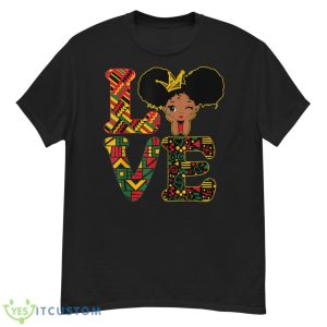 LOVE Black History Month Strong African Toddler Girls Shirt - G500 Men’s Classic T-Shirt