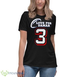 Love For Damar 3 Pray For Damar 3 Shirt - Women's Relaxed Short Sleeve Jersey Tee
