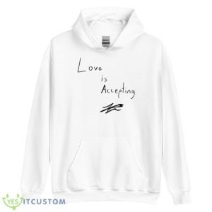Love Is Accepting Shirt - Unisex Heavy Blend Hooded Sweatshirt