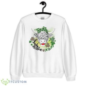 Lucky Heifer St Patricks Shirt - Unisex Heavy Blend Crewneck Sweatshirt
