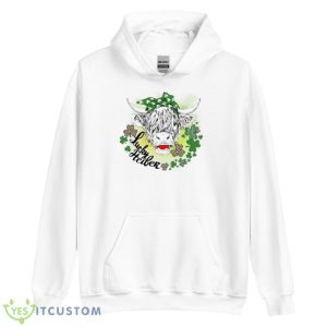 Lucky Heifer St Patricks Shirt - Unisex Heavy Blend Hooded Sweatshirt