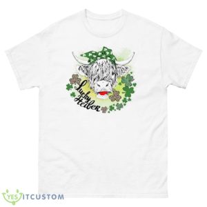 Lucky Heifer St Patricks Shirt - 500 Men’s Classic Tee Gildan