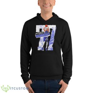Luka Doncic 77 Dallas Mavericks Rough Shirt - Unisex Fleece Pullover Hoodie