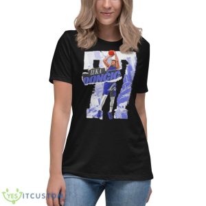 Luka Doncic 77 Dallas Mavericks Rough Shirt - Women's Relaxed Short Sleeve Jersey Tee
