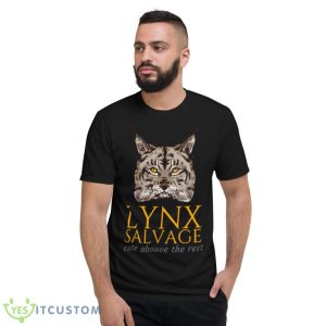 Lynx Salvage Corp Orange Logo Love Cats Shirt - Short Sleeve T-Shirt
