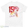 Mahomes 15 Show Time KC Chiefs Shirt - 500 Men’s Classic Tee Gildan