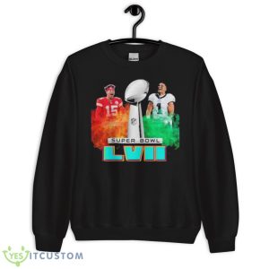 Mahomes And Hurts Super Bowl LVII 2023 Shirt 8 Mahomes And Hurts Super Bowl LVII 2023 Shirt - Unisex Crewneck Sweatshirt