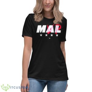 Mallory Swanson National Women’s Soccer MALVP 4 Stars Shirt - Women's Relaxed Short Sleeve Jersey Tee