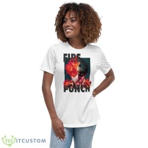 Mang Agni Frtom Fire Punch Shirt 9 Mang Agni Frtom Fire Punch Shirt - Women's Relaxed Short Sleeve Jersey Tee