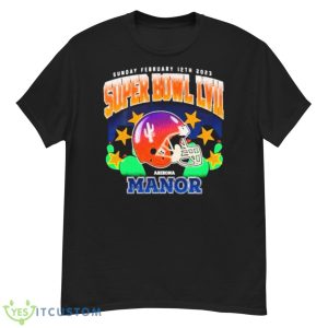 Manor Unisex Super Bowl LVII NFL Origins Retro Shirt - G500 Men’s Classic T-Shirt