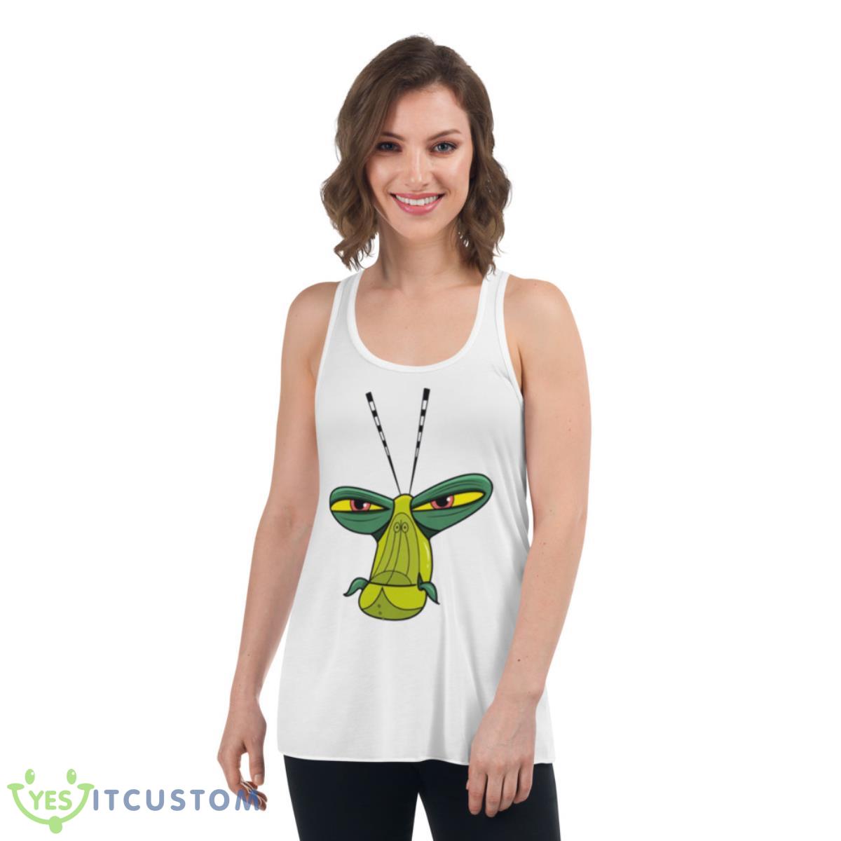 Mantis From Kung Fu Panda Shirt 4 Mantis From Kung Fu Panda Shirt - Women's Flowy Racerback Tank