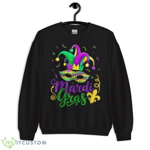 Mardi Gras 2023 - Womens Girls Mask Beads New Orleans Party Shirt - Unisex Crewneck Sweatshirt