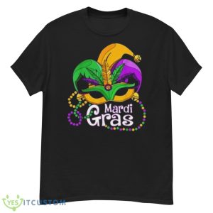 Mardi Gras Beads Mask Feathers 2023 Shirt - G500 Men’s Classic T-Shirt