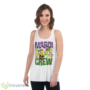 Mardi Gras Crew Cute Shirt - Women's Flowy Racerback Tank