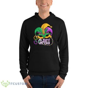 Mardi Gras T Shirt Mardi Gras 2023 Beads Mask Feathers Shirt 9 Mardi Gras T Shirt Mardi Gras 2023 Beads Mask Feathers Shirt - Unisex Fleece Pullover Hoodie
