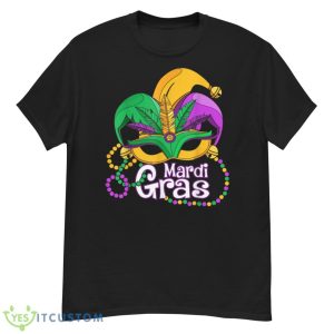 Mardi Gras T Shirt Mardi Gras 2023 Beads Mask Feathers Shirt - G500 Men’s Classic T-Shirt