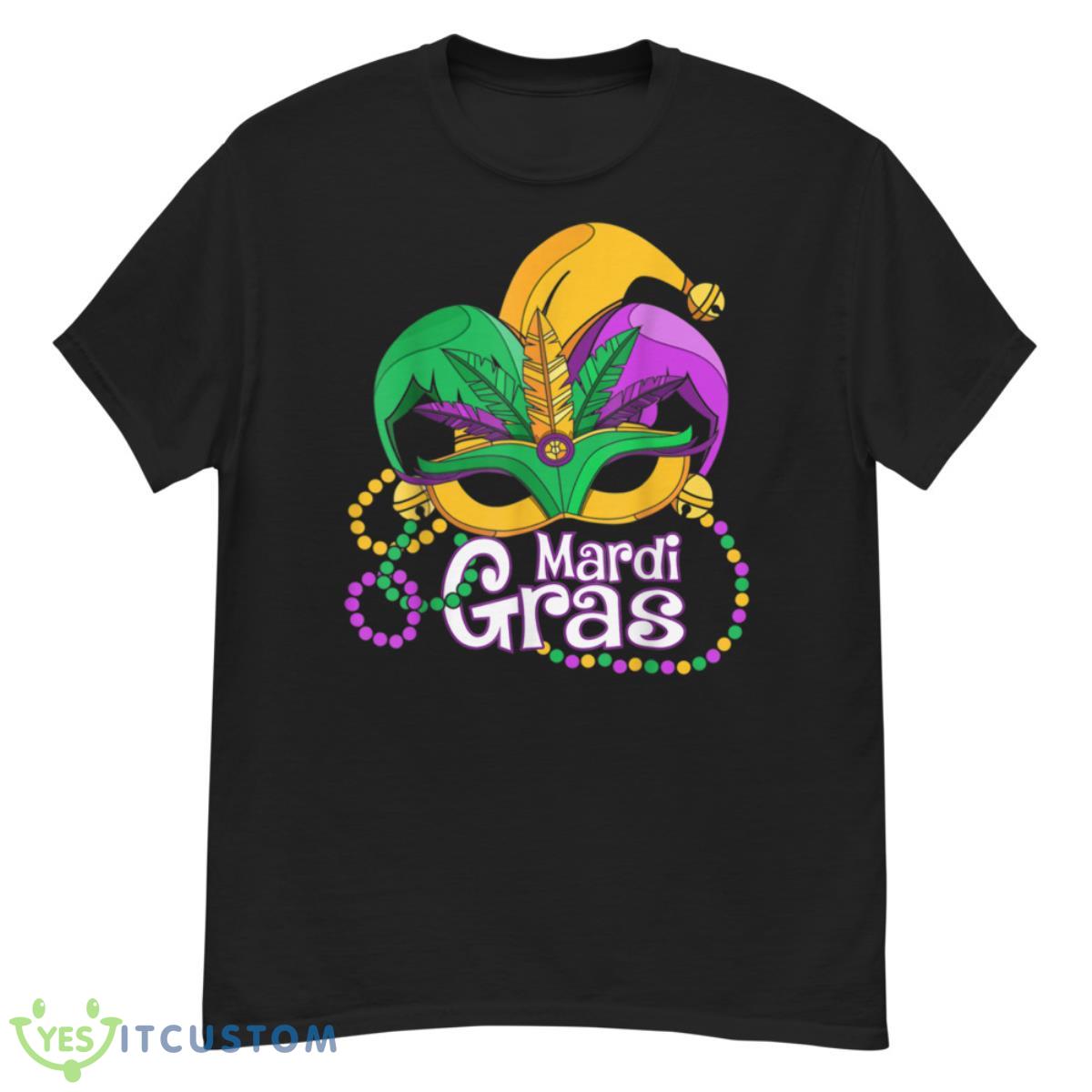 Mardi Gras T Shirt Mardi Gras 2023 Beads Mask Feathers Shirt 12 Mardi Gras T Shirt Mardi Gras 2023 Beads Mask Feathers Shirt - G500 Men’s Classic T-Shirt