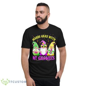 Mardi Gras With My Gnomies 2023 LOVE Mardi Gras LOVE Shirt - Short Sleeve T-Shirt
