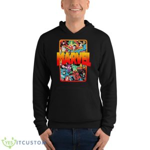 Mario Judah Wearing Marvel Comics Old School Characters Shirt 9 Mario Judah Wearing Marvel Comics Old School Characters Shirt - Unisex Fleece Pullover Hoodie