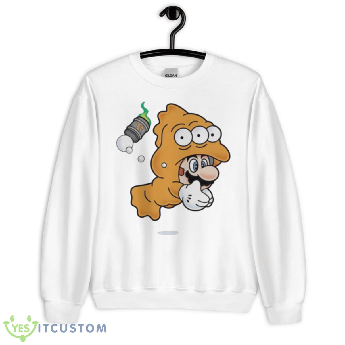 Mario Super Blinky SuiShirt 11 Mario Super Blinky SuiShirt - Unisex Heavy Blend Crewneck Sweatshirt