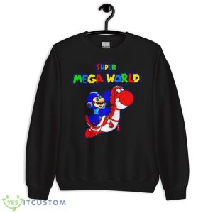 Mario Super Mega World Shirt 8 Mario Super Mega World Shirt - Unisex Crewneck Sweatshirt