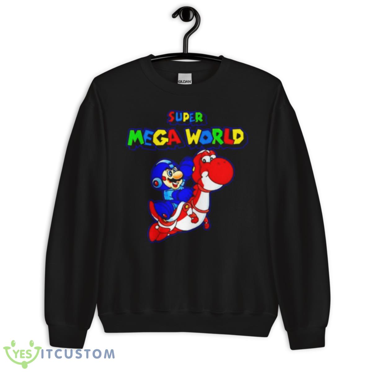 Mario Super Mega World Shirt 3 Mario Super Mega World Shirt - Unisex Crewneck Sweatshirt