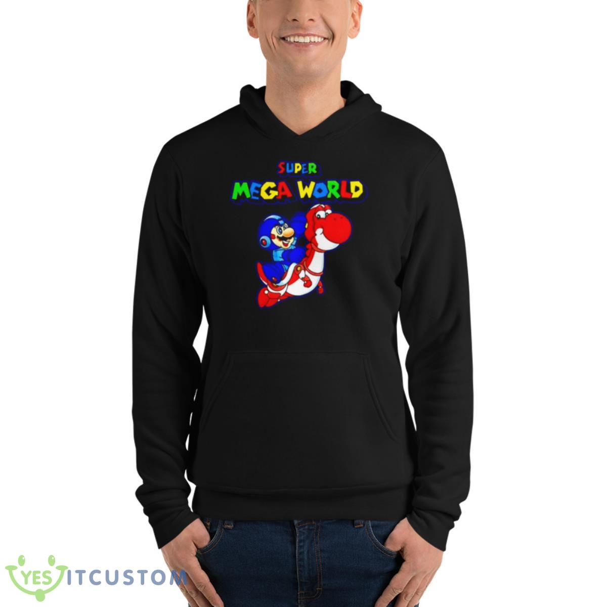Mario Super Mega World Shirt 13 Mario Super Mega World Shirt - Unisex Fleece Pullover Hoodie