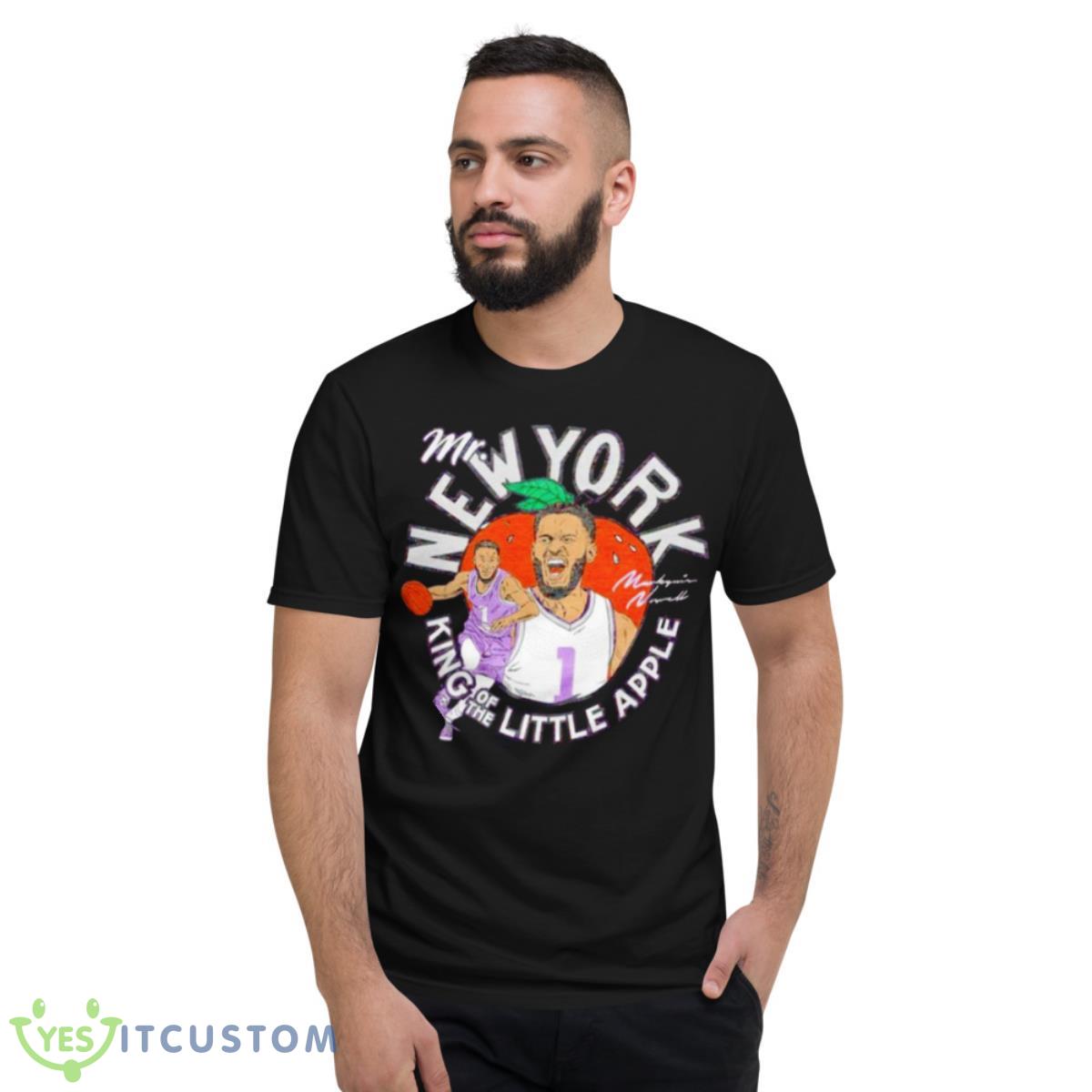Markquis Nowell Mr. New York King Of The Little Apple Signature Shirt 2 Markquis Nowell Mr. New York King Of The Little Apple Signature Shirt - Short Sleeve T-Shirt