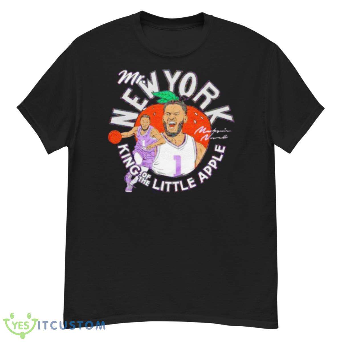 Markquis Nowell Mr. New York King Of The Little Apple Signature Shirt 12 Markquis Nowell Mr. New York King Of The Little Apple Signature Shirt - G500 Men’s Classic T-Shirt