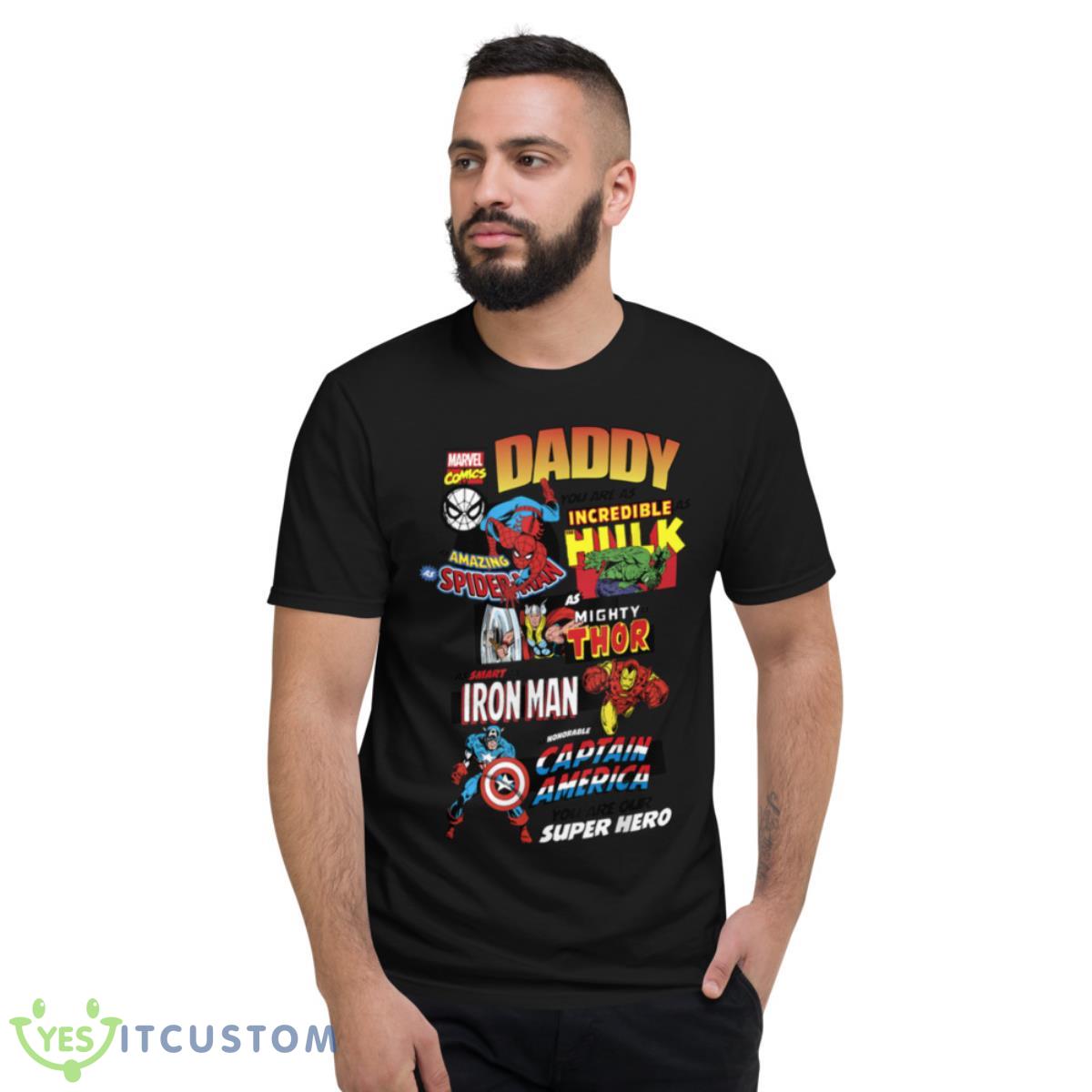 Marvel Avengers Father’s Day Retro Comic Graphic Shirt 13 Marvel Avengers Father’s Day Retro Comic Graphic Shirt - Short Sleeve T-Shirt