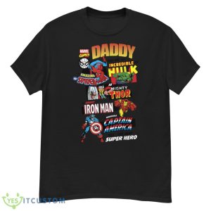 Marvel Avengers Father’s Day Retro Comic Graphic Shirt - G500 Men’s Classic T-Shirt