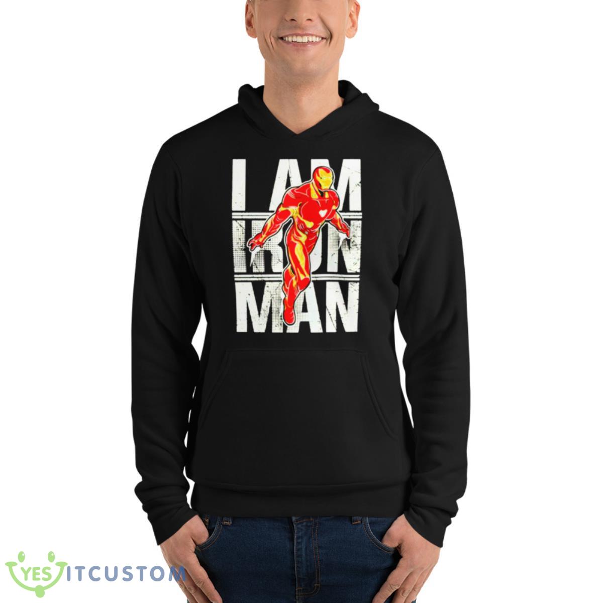 Marvel I Am Iron Man Shirt 4 Marvel I Am Iron Man Shirt - Unisex Fleece Pullover Hoodie