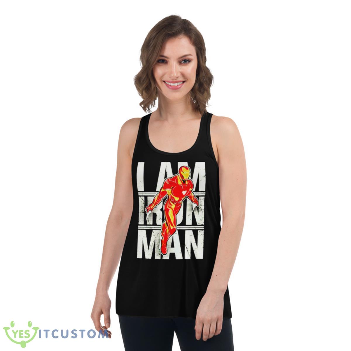 Marvel I Am Iron Man Shirt 5 Marvel I Am Iron Man Shirt - Women's Flowy Racerback Tank