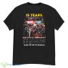 Marvel Studios 15 Years Thank You For The Memories Signatures 2023 Shirt - G500 Men’s Classic T-Shirt