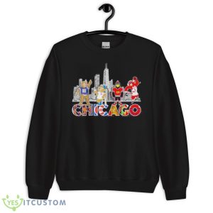 Mascot Chicago Skyline 2023 Shirt 8 Mascot Chicago Skyline 2023 Shirt - Unisex Crewneck Sweatshirt