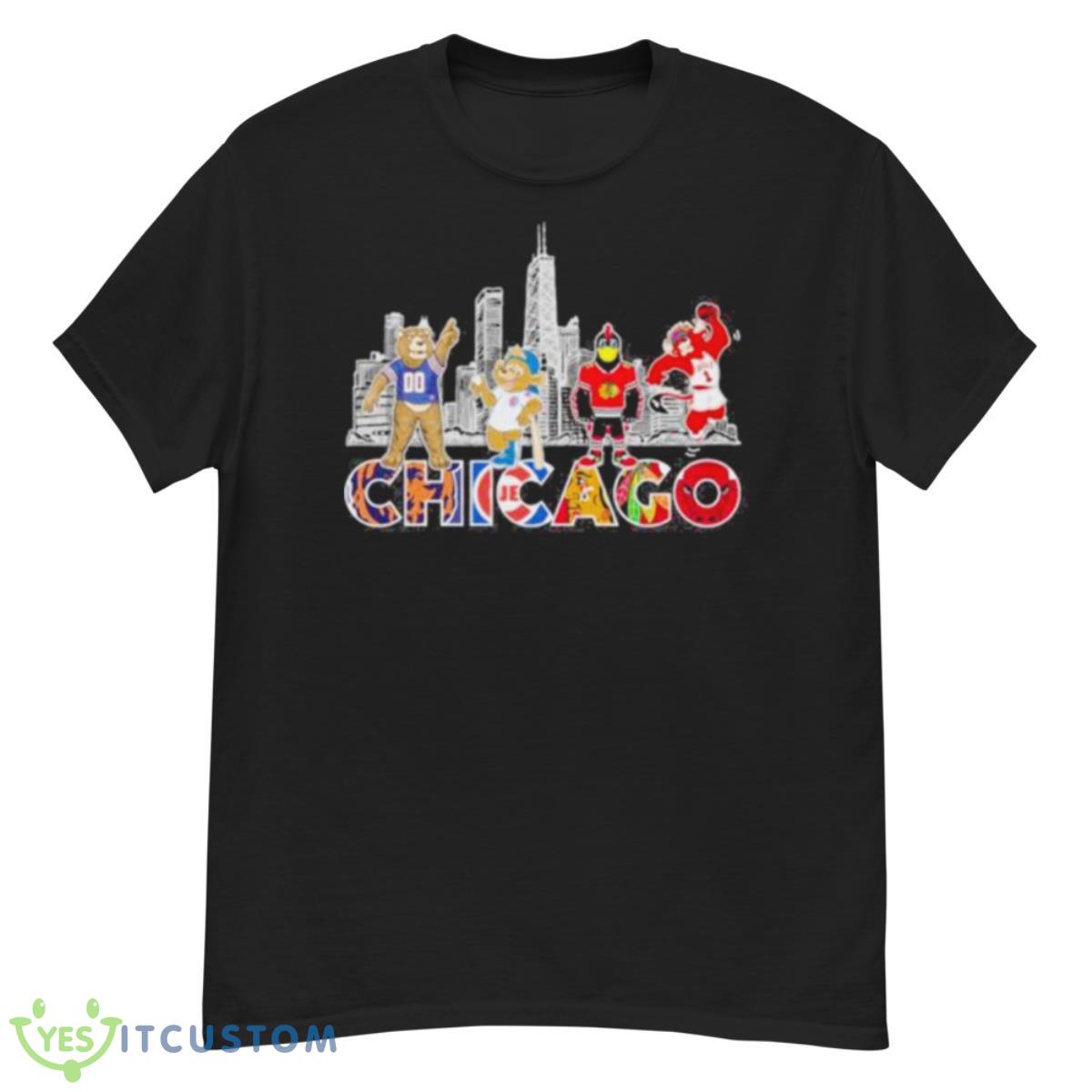 Mascot Chicago Skyline 2023 Shirt 12 Mascot Chicago Skyline 2023 Shirt - G500 Men’s Classic T-Shirt