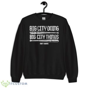 Matt Adams Big City Things Baseball Shirt - Unisex Crewneck Sweatshirt