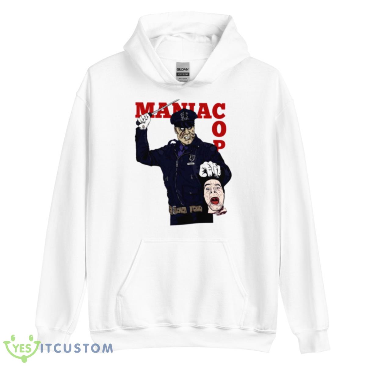 Matt Cordell Maniac Cop Shirt 11 Matt Cordell Maniac Cop Shirt - Unisex Heavy Blend Hooded Sweatshirt