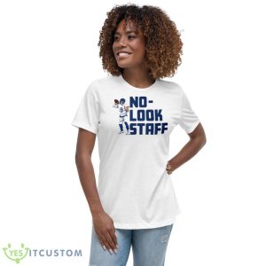 Matthew Stafford No Look Staff Shirt 9 Matthew Stafford No Look Staff Shirt - Women's Relaxed Short Sleeve Jersey Tee