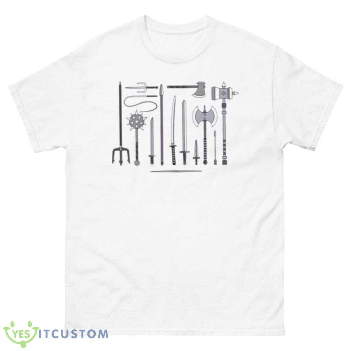 Medieval Weapons Design Shirt 10 Medieval Weapons Design Shirt - 500 Men’s Classic Tee Gildan