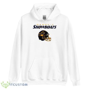 Memphis Showboats Helmet Shirt - Unisex Heavy Blend Hooded Sweatshirt
