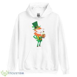 Mid Century Leprechaun Patrick’s Day Shirt - Unisex Heavy Blend Hooded Sweatshirt