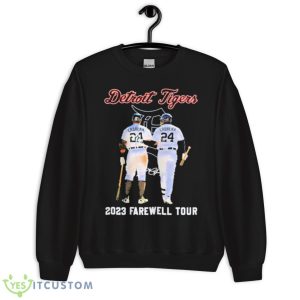 Miguel Cabrera #24 Detroit Tigers 2023 Farewell Tour Signature Shirt - Unisex Crewneck Sweatshirt