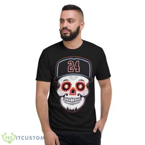 Miguel Cabrera 24 Sugar Skull DetroiShirt 7 Miguel Cabrera 24 Sugar Skull DetroiShirt - Short Sleeve T-Shirt