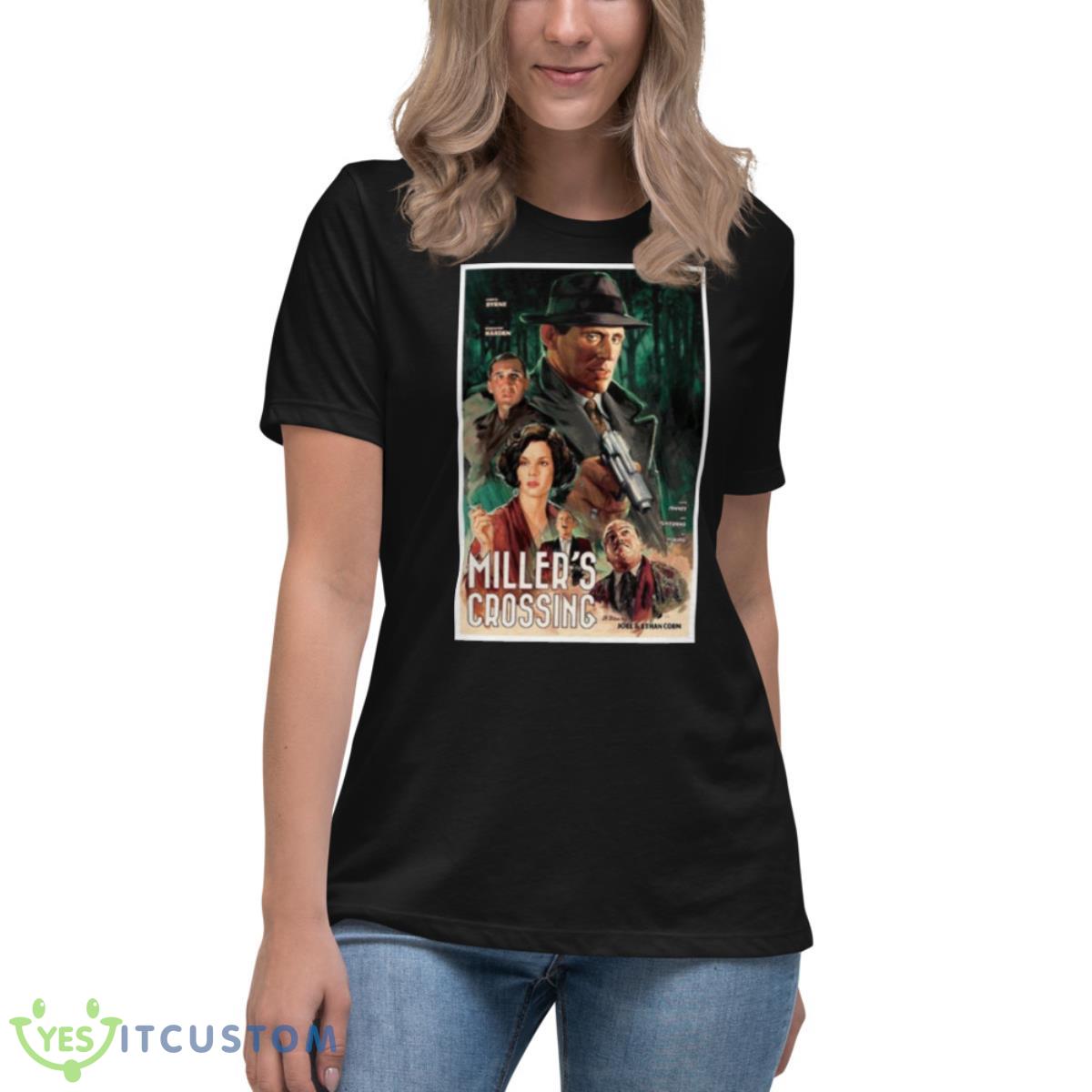 Miller’s Crossing Movie Shirt 6 Miller’s Crossing Movie Shirt - Women's Relaxed Short Sleeve Jersey Tee