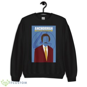 Minimalistic Anchorman Ron Burgundy Shirt 8 Minimalistic Anchorman Ron Burgundy Shirt - Unisex Crewneck Sweatshirt