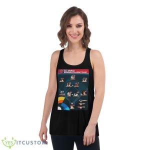 Mlb All World Baseball Classic Team Shirt 10 Mlb All World Baseball Classic Team Shirt - Women's Flowy Racerback Tank