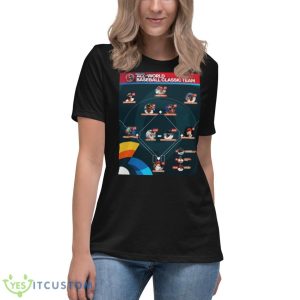 Mlb All World Baseball Classic Team Shirt 11 Mlb All World Baseball Classic Team Shirt - Women's Relaxed Short Sleeve Jersey Tee