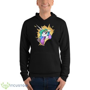 Morning Pony Celestia My Little Pony Shirt 9 Morning Pony Celestia My Little Pony Shirt - Unisex Fleece Pullover Hoodie